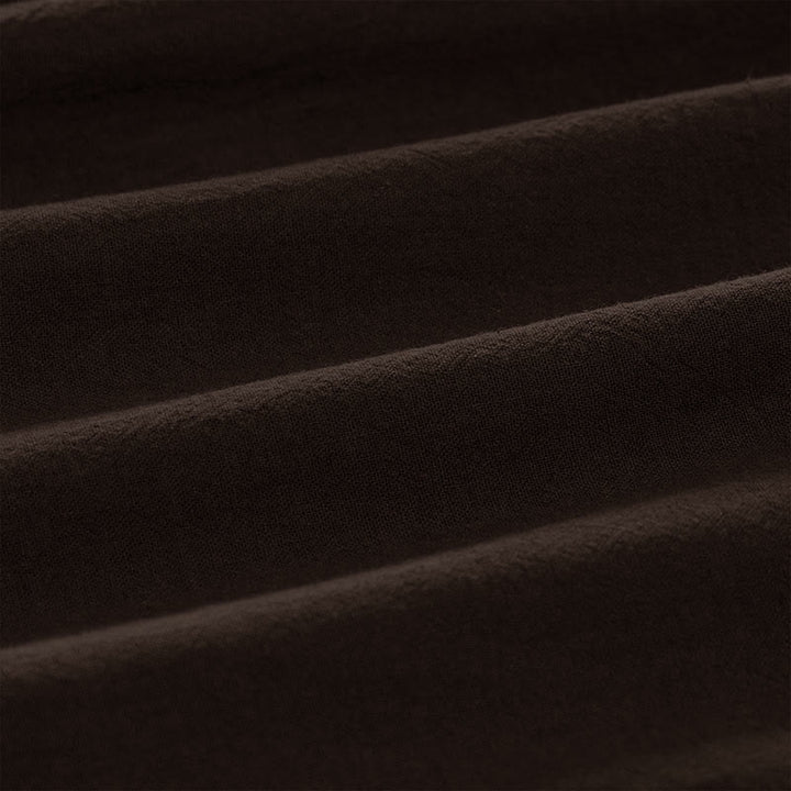 Buddha Stones Pantalones de mujer de algodón y lino con cintura elástica y bolsillos, con ribete de contraste minimalista. - image 16
