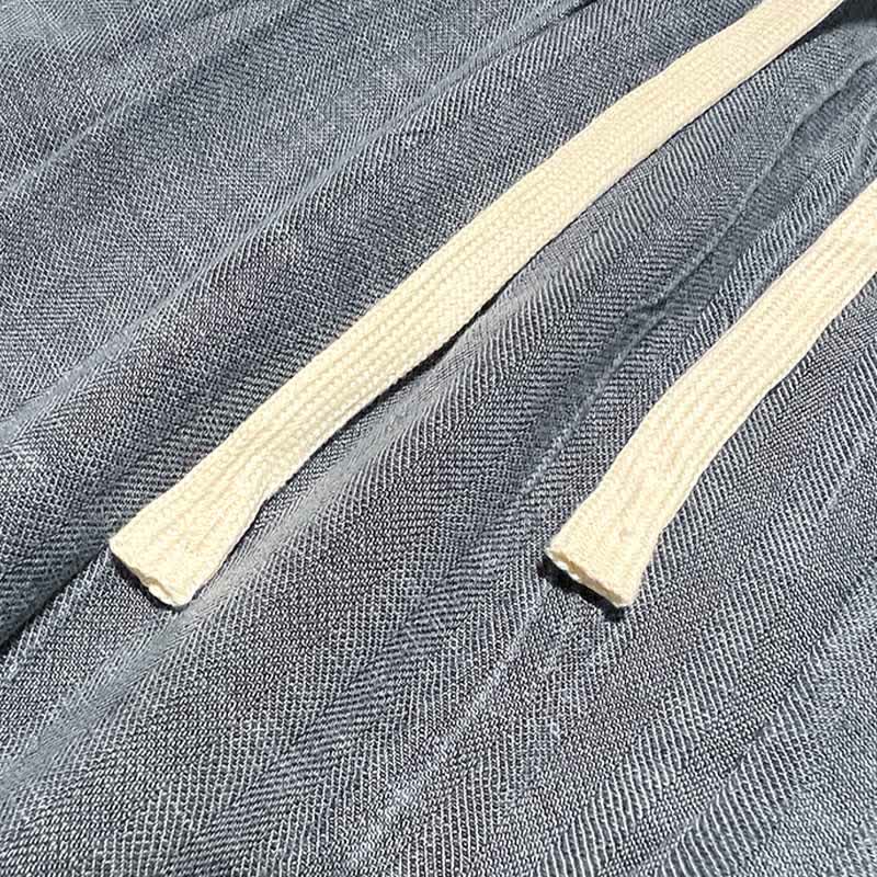 Buddha Stones Pantalones cortos casuales de verano para hombre con cordón ajustable, cintura elástica y bolsillos. - image 10