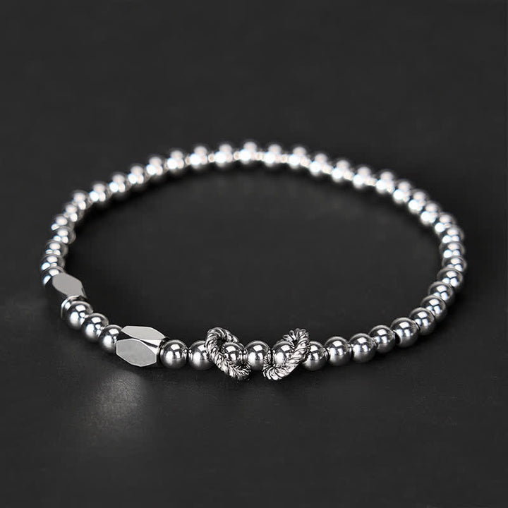 Pulsera de pareja con diseño de cuentas de cobre y latón para el cuidado personal y la riqueza de Buddha Stones - Acero inoxidable - 20-21 cm - image 11