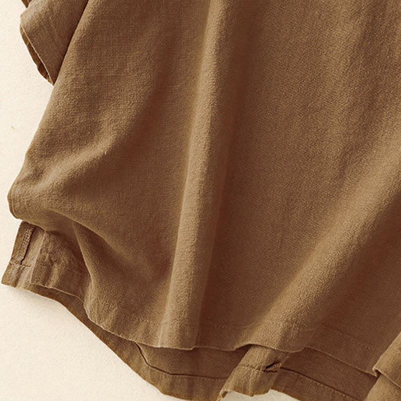 Camiseta informal de manga corta con cuello redondo y diseño holgado para mujer con estampado de Buddha Stones. - image 22