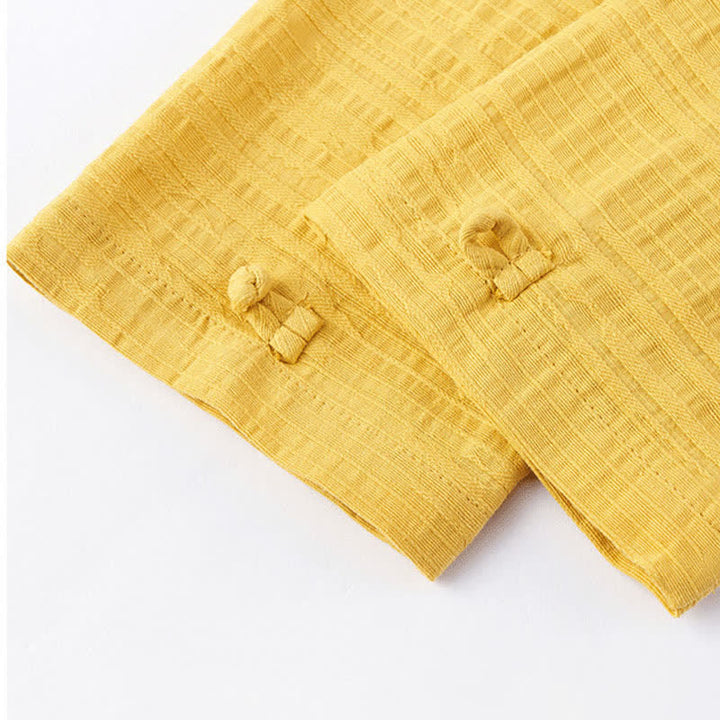 Buddha Stones Camisas de manga larga para hombre, estilo Tang vintage, con cuello mandarín y botones de rana, para otoño/invierno. - image 10