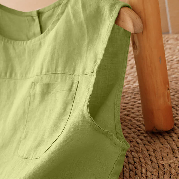 Buddha Stones Pantalones de mujer informales de verano, minimalistas, geométricos, con bajo calado y tobillo ancho. - image 11