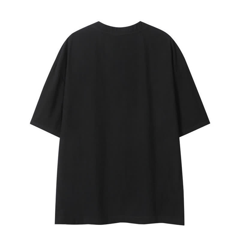 Buddha Stones Camisetas de manga corta para hombre, estilo bohemio informal de verano con cordón ajustable. - image 13