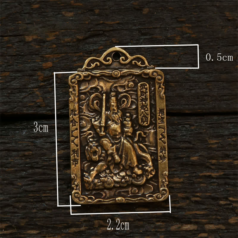Buddha Stones Llaveros de protección con forma de calabaza, monedas de cobre del zodíaco chino de los cinco emperadores - image 21