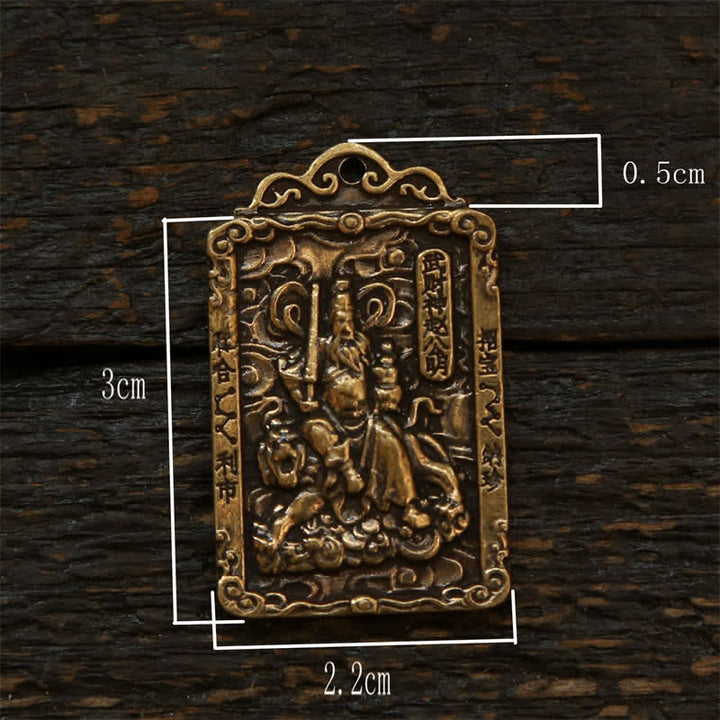 Buddha Stones Llaveros de protección con forma de calabaza, monedas de cobre del zodíaco chino de los cinco emperadores - image 21