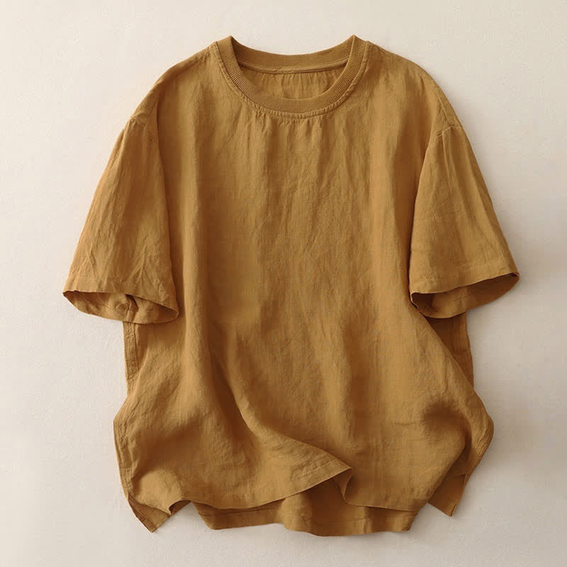 Camiseta de manga corta de poliéster para mujer con cuello redondo y diseño de Buddha Stones. - vara de oro - US14，UK/AU18，EU46 (2XL) - image 12