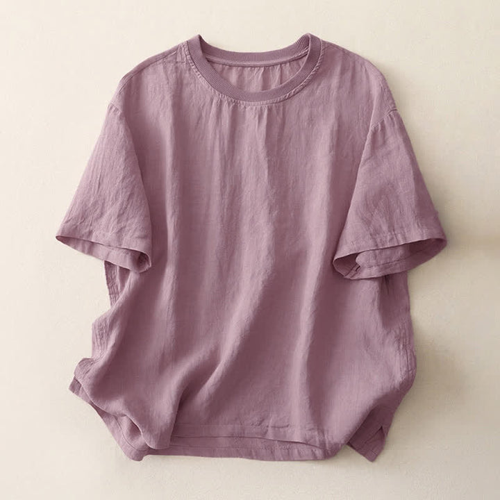 Camiseta de manga corta de poliéster para mujer con cuello redondo y diseño de Buddha Stones. - Cardo - US14，UK/AU18，EU46 (2XL) - image 20