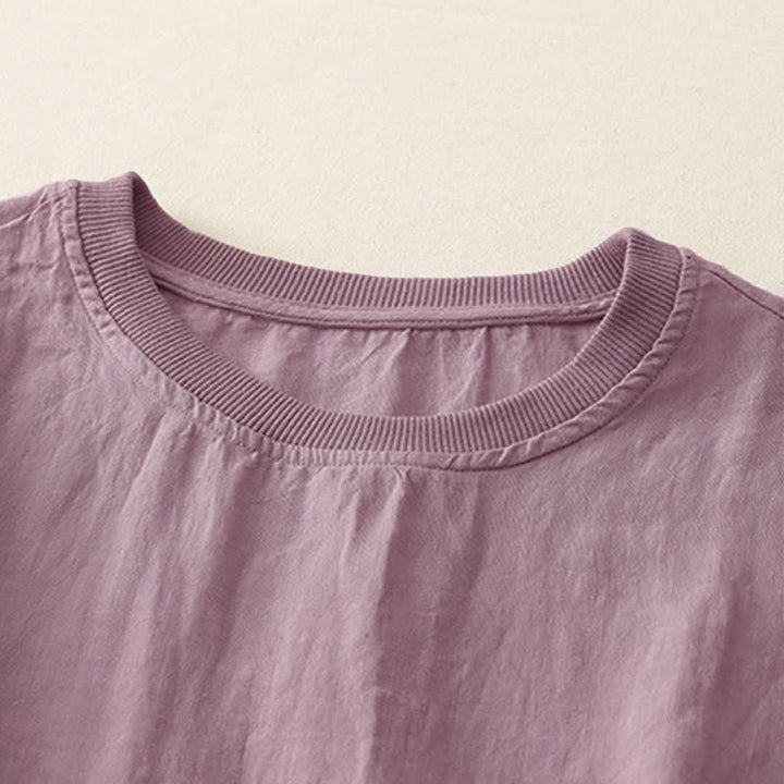 Camiseta de manga corta para mujer con cuello redondo y diseño de Buddha Stones. - image 21