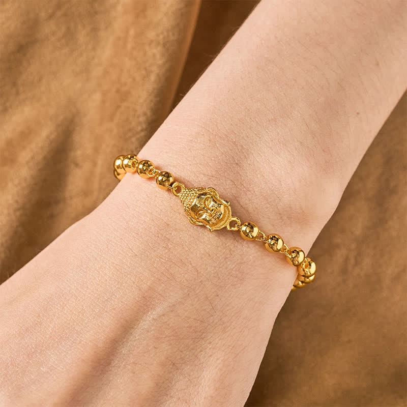 Buddha Stones Pulsera de cobre con cuentas de Buda "Serenidad" - image 3