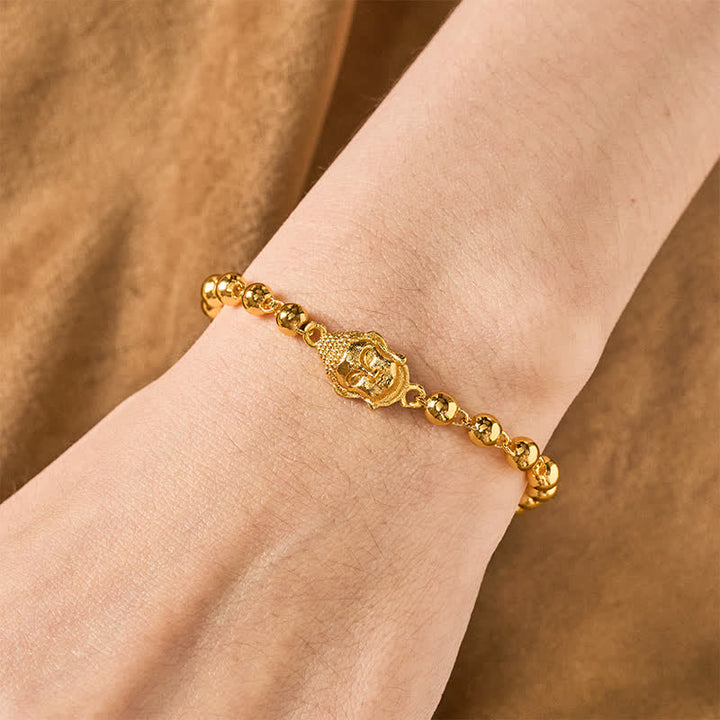 Buddha Stones Pulsera de cobre con cuentas de Buda "Serenidad" - image 3