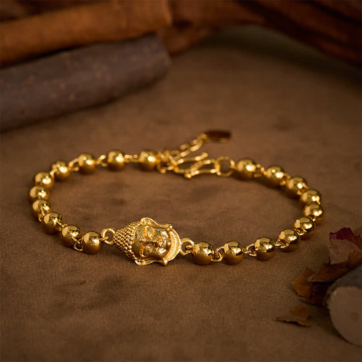 Buddha Stones Pulsera de cobre con cuentas de Buda "Serenidad" - image 2