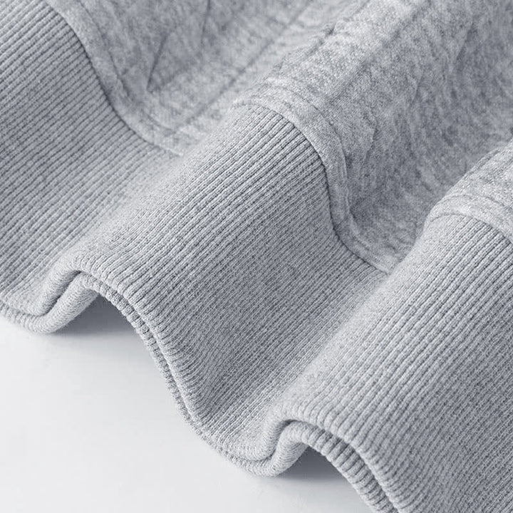 Sudadera con capucha de manga larga para hombre con diseño retorcido y botones de Buddha Stones para otoño/invierno. - image 7