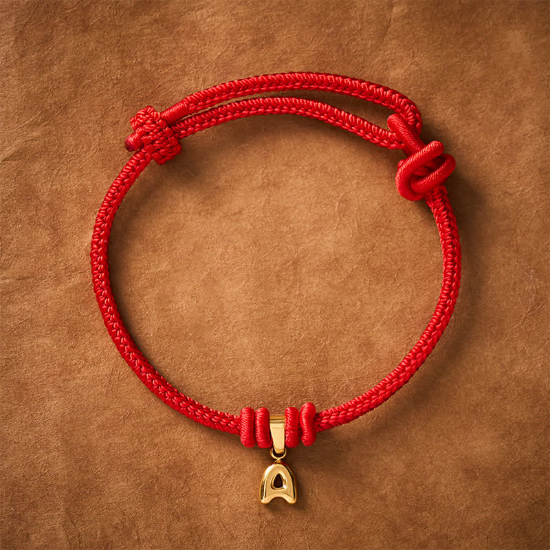 Buddha Stones Pulsera Faith de acero de titanio con letra roja - A - 6,7–7,5 pulgadas (17–19 cm) - image 1