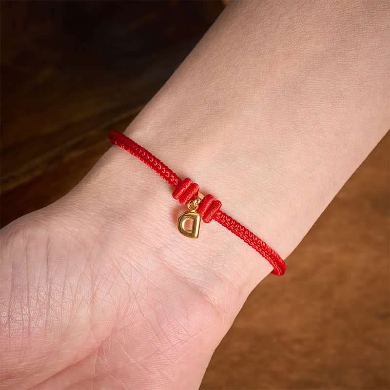 Buddha Stones Pulsera Faith de acero de titanio con letra roja - image 24
