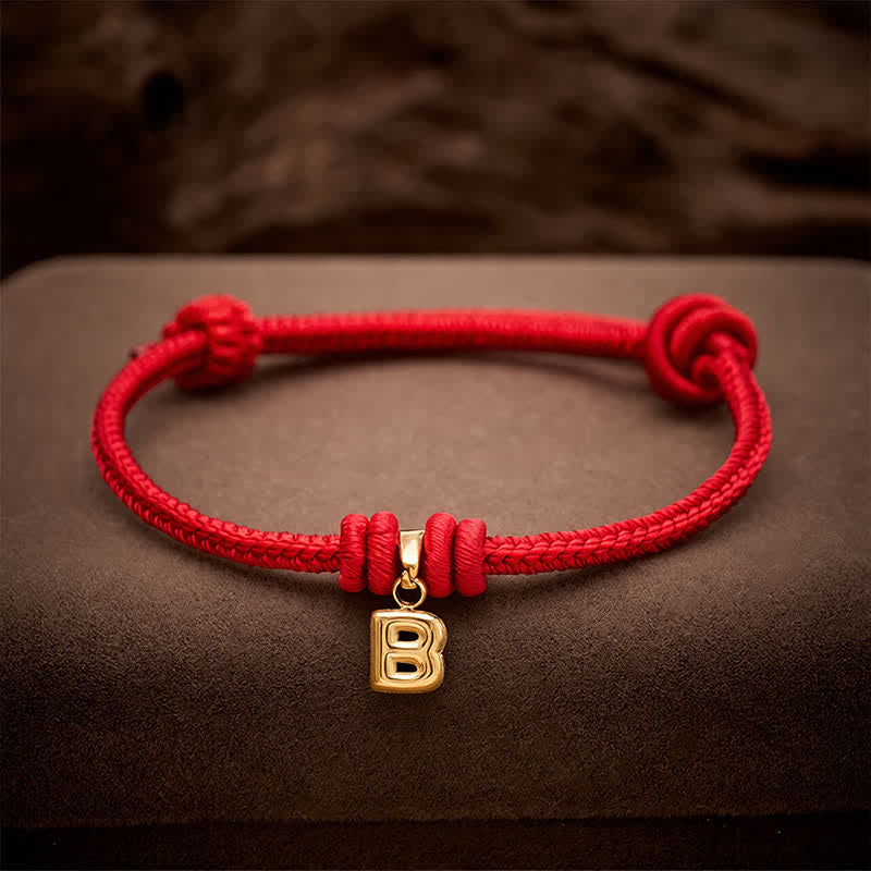 Buddha Stones Pulsera Faith de acero de titanio con letra roja - image 13