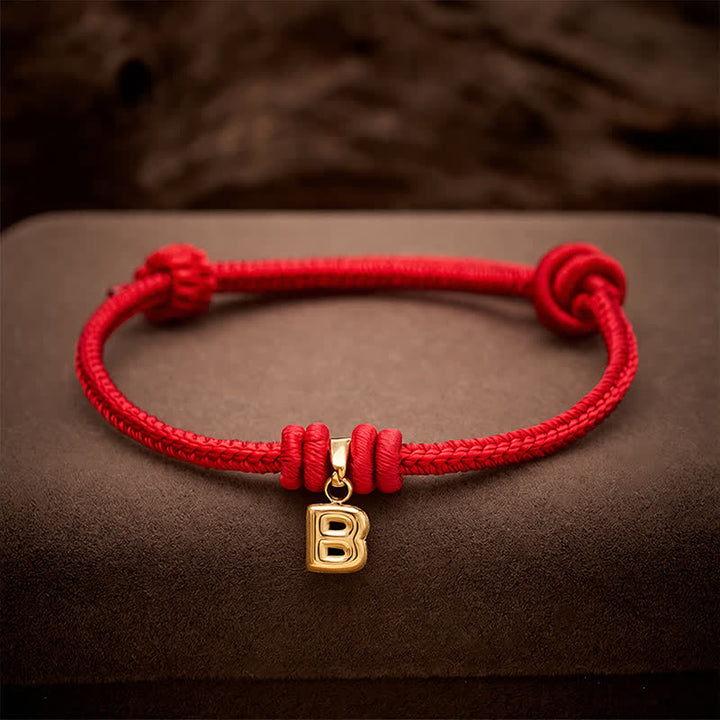 Buddha Stones Pulsera Faith de acero de titanio con letra roja - image 13