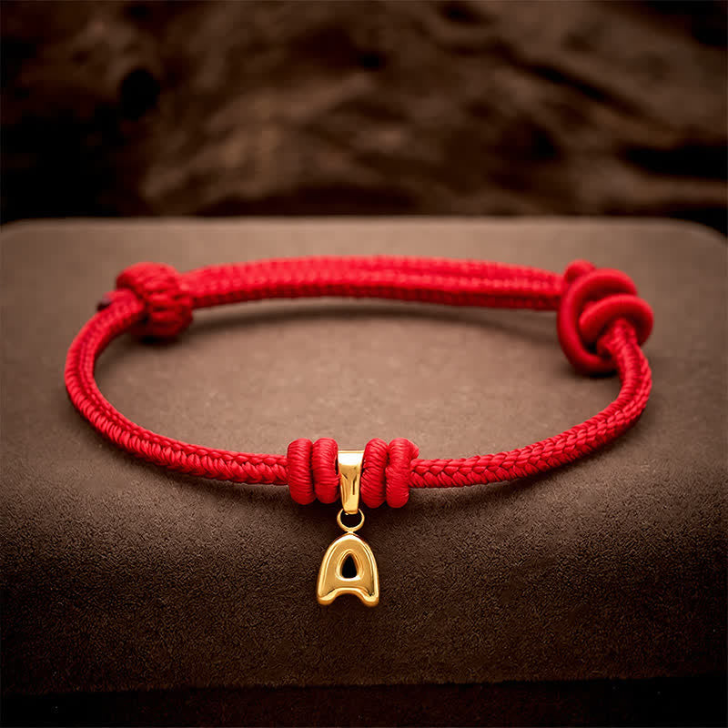 Buddha Stones Pulsera Faith de acero de titanio con letra roja - image 4