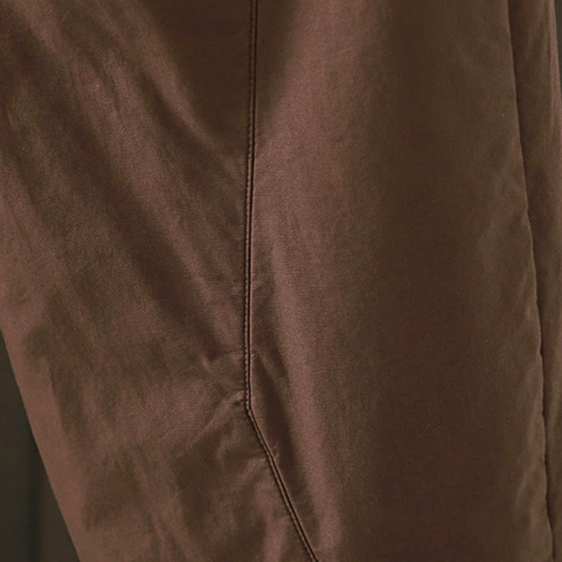 Pantalones térmicos tipo harem lisos para mujer con bolsillos, estampado de Buddha Stones. - image 11