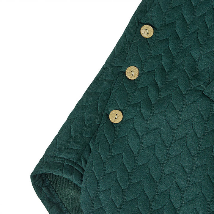 Abrigo largo con capucha y bolsillos para mujer, de manga larga, con estampado de espigas de trigo y diseño de Buddha Stones. - image 12