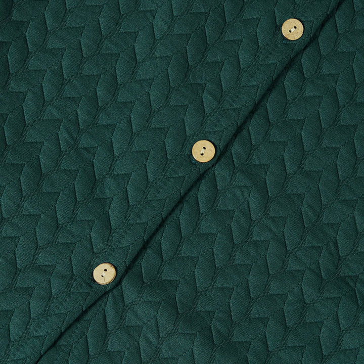Abrigo largo con capucha y bolsillos para mujer, de manga larga, con estampado de espigas de trigo y diseño de Buddha Stones. - image 10