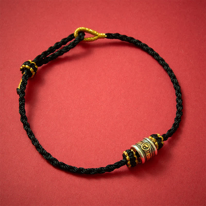 Buddha Stones Pulsera de armonía de hilo rojo Yin Yang de cobre - image 12