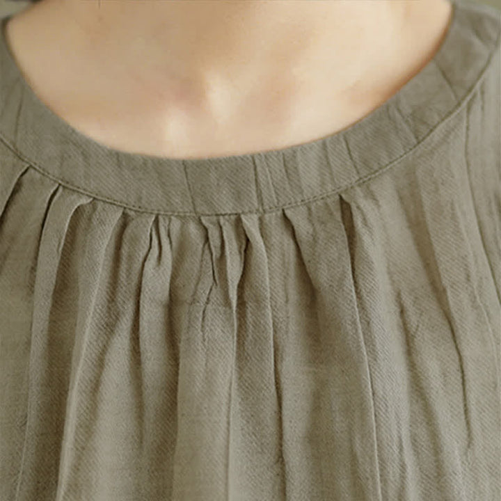 Chaleco sin mangas de cuello redondo para mujer con estampado de Buddha Stones y diseño sencillo para el verano. - image 5