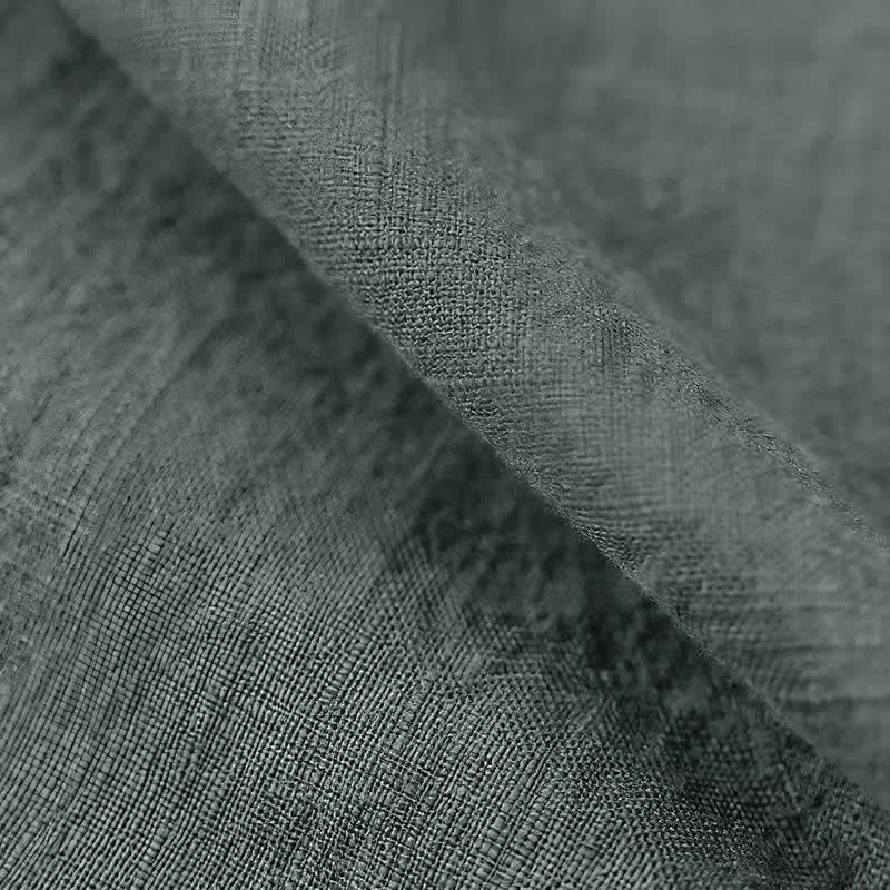 Buddha Stones Pantalones tobilleros lisos con cordón ajustable para hombre, estilo casual de primavera/verano, con pierna recta y bolsillo. - image 11