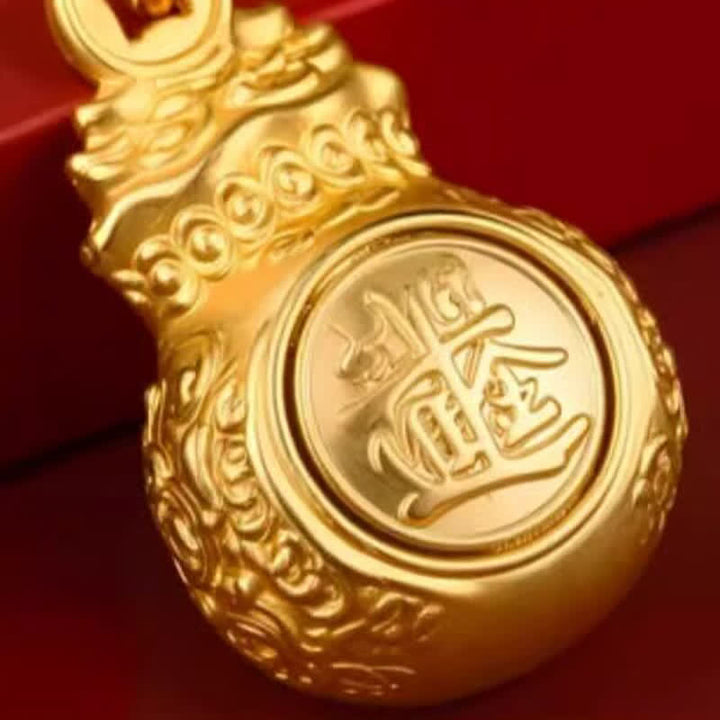 Buddha Stones Llaveros con monedas y bolsa de dinero del zodíaco chino en tono dorado y cobre para "Hacer fortuna cada día". - image 14