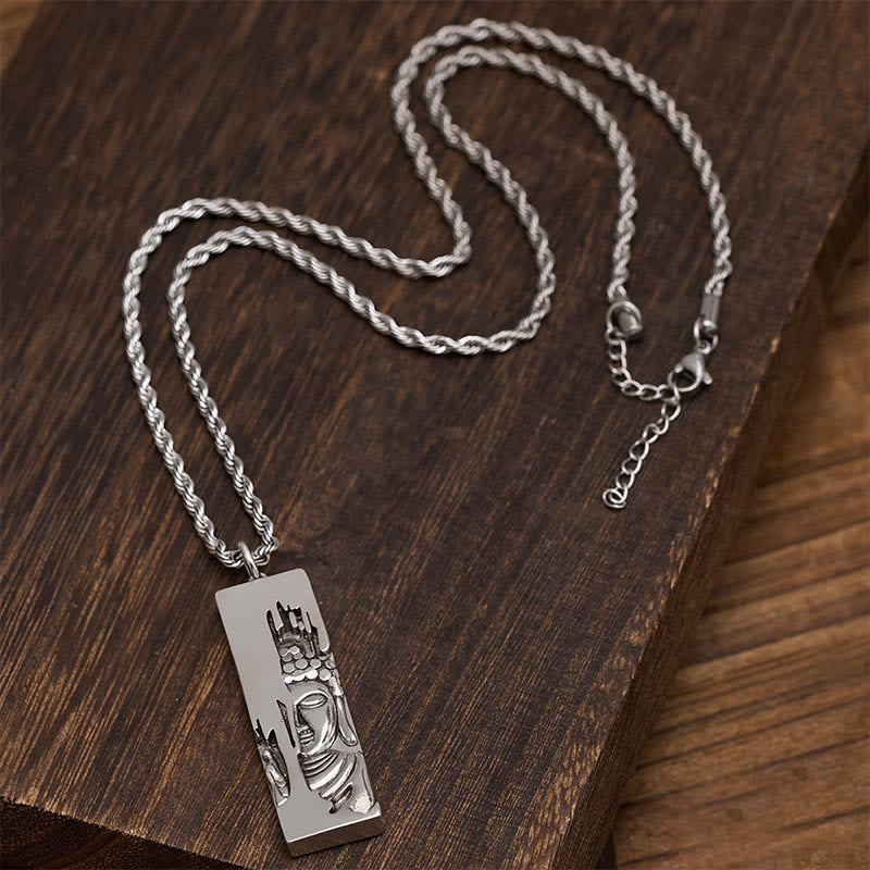 Amuleto de protección y fuerza de Buddha Stones Tathagata, collar con colgante de estilo vintage para la buena suerte. - image 20