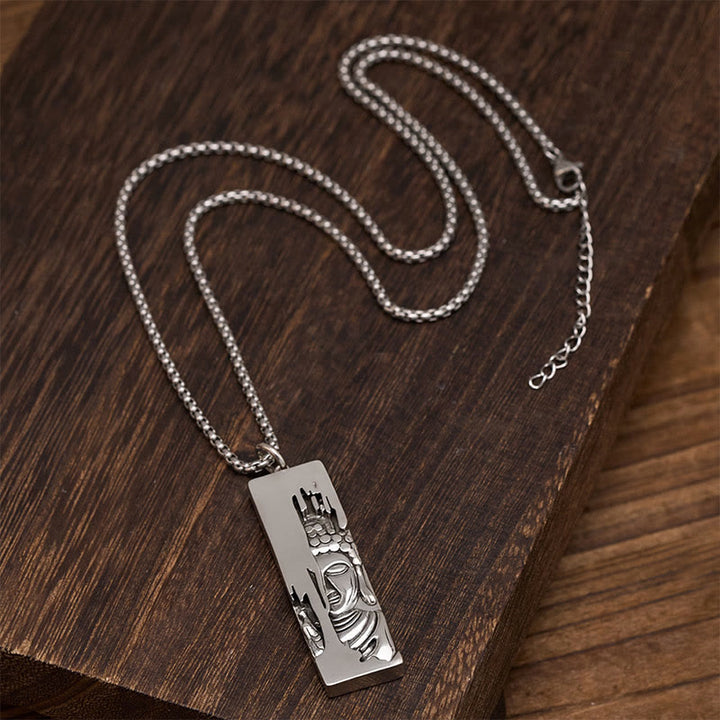 Amuleto de protección y fuerza de Buddha Stones Tathagata, collar con colgante de estilo vintage para la buena suerte. - image 13