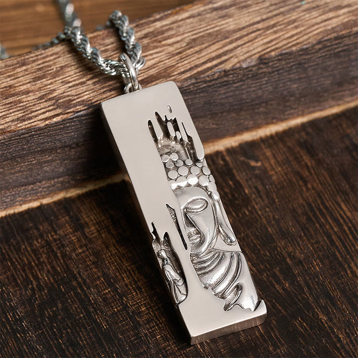 Amuleto de protección y fuerza de Buddha Stones Tathagata, collar con colgante de estilo vintage para la buena suerte. - image 17
