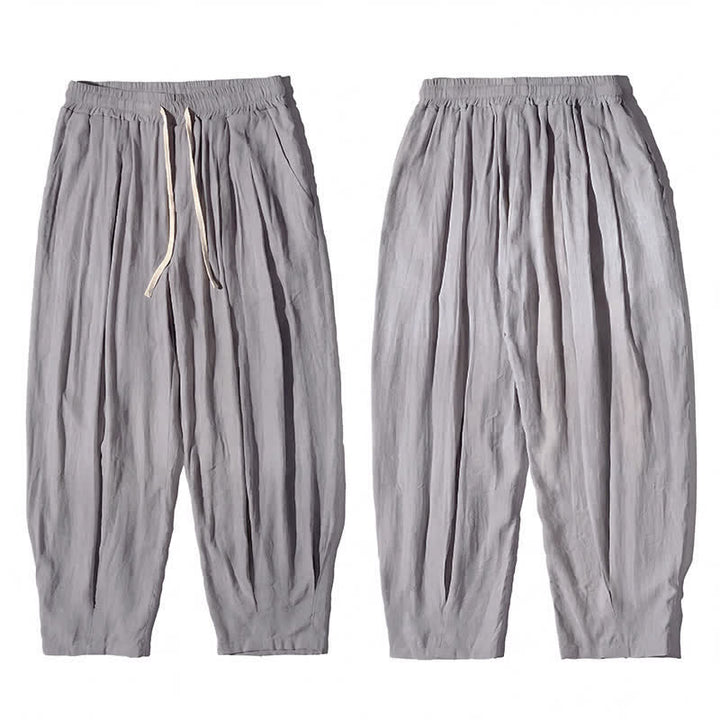 Buddha Stones Pantalones cortos casuales de verano con cordón ajustable para hombre, de pierna recta y bolsillo. - image 26