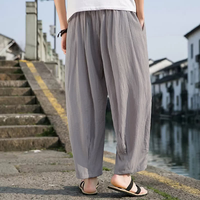 Buddha Stones Pantalones cortos casuales de verano con cordón ajustable para hombre, de pierna recta y bolsillo. - image 13