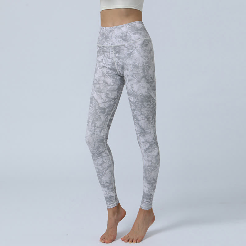 Leggings de cintura alta para mujer con estampado de Buddha Stones - Gris - US8-10, UK/AU12-14, EU40-42 (XL) - image 13
