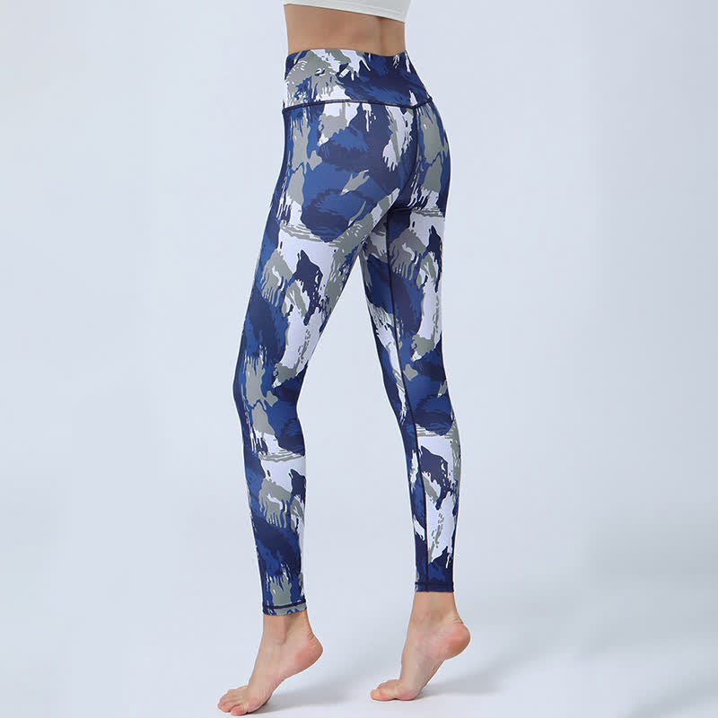 Leggings de cintura alta para mujer con estampado de Buddha Stones - image 2