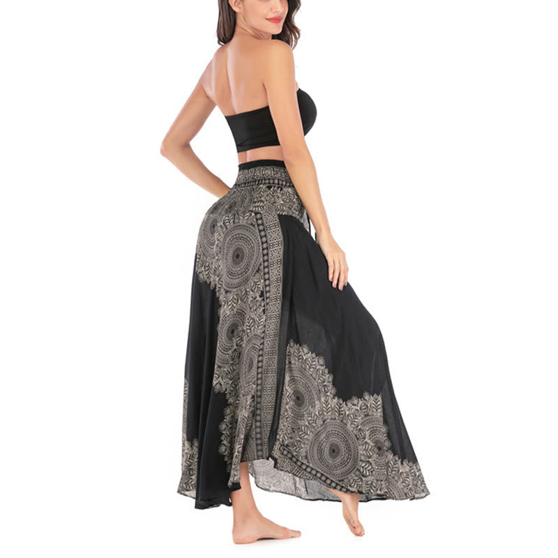 Buddha Stones Dos Estilos Vestido de Playa con Falda Mandala Flor Boho - image 16