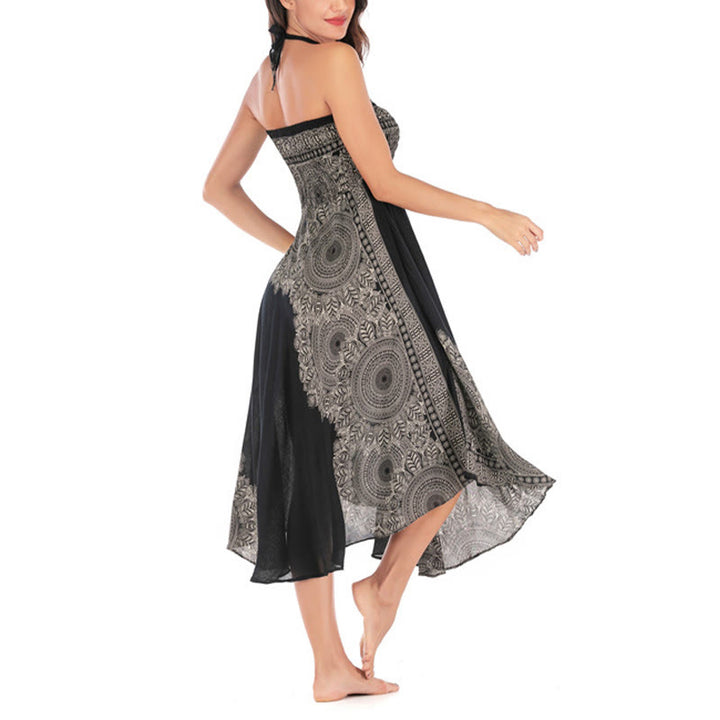 Buddha Stones Dos Estilos Vestido de Playa con Falda Mandala Flor Boho - image 18