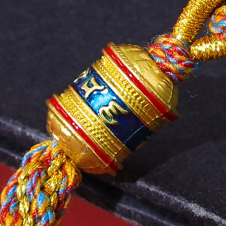 Buddha Stones Pulsera tibetana de protección de hilo rojo Om Mani Padme Hum - image 7