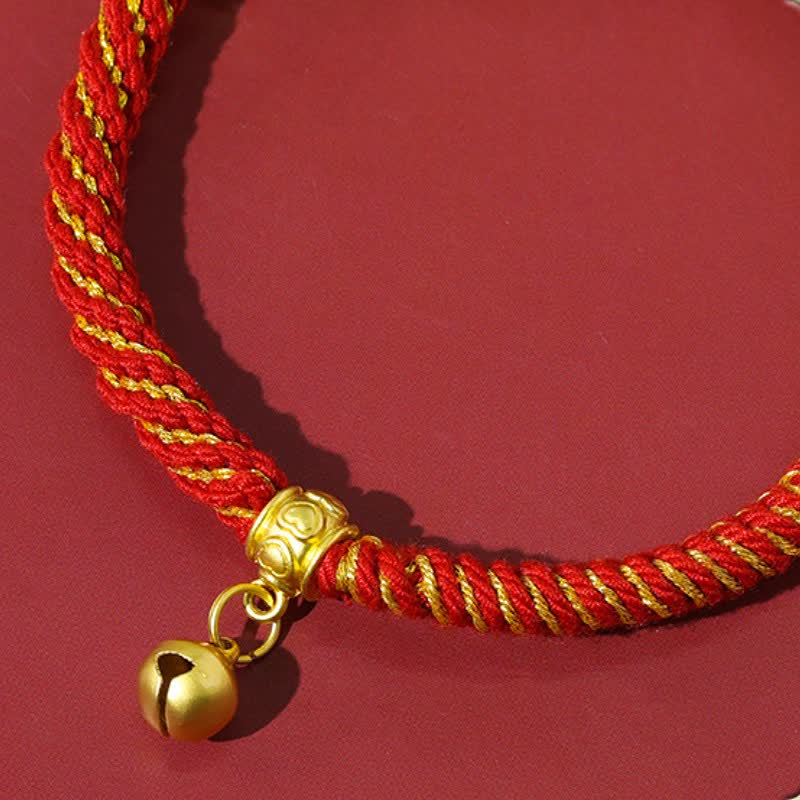 Buddha Stones Pulsera tibetana de protección de hilo rojo Om Mani Padme Hum - image 9