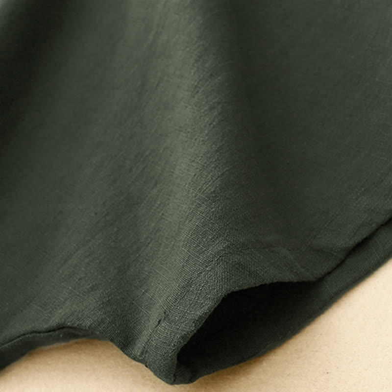 Camiseta informal de manga corta con cuello redondo y diseño holgado para mujer con estampado de Buddha Stones. - image 12