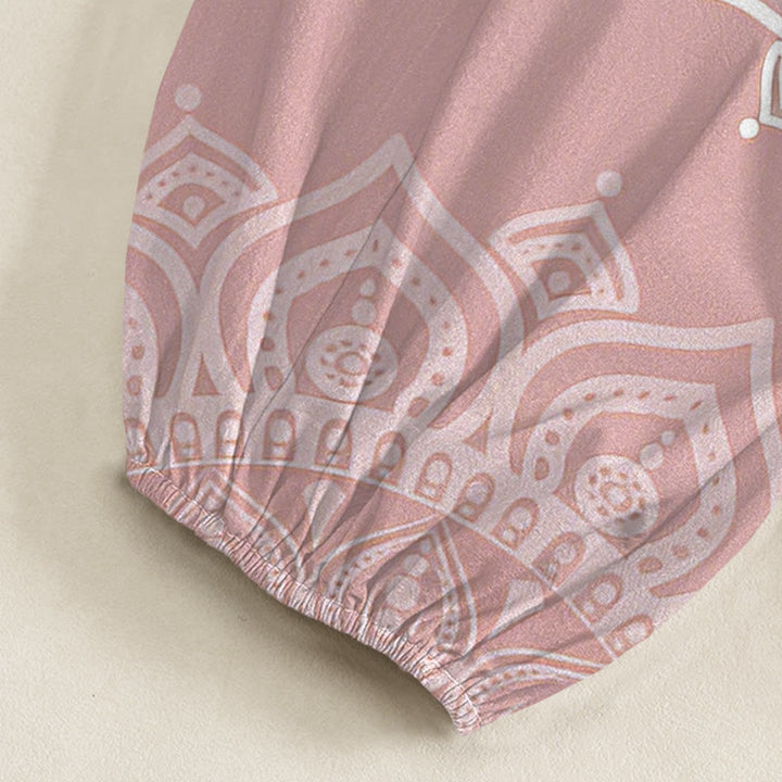 Buddha Stones Pantalones harem de algodón estilo boho con estampado de mandala blanco y cintura elástica para mujer, con bolsillos laterales. - image 5