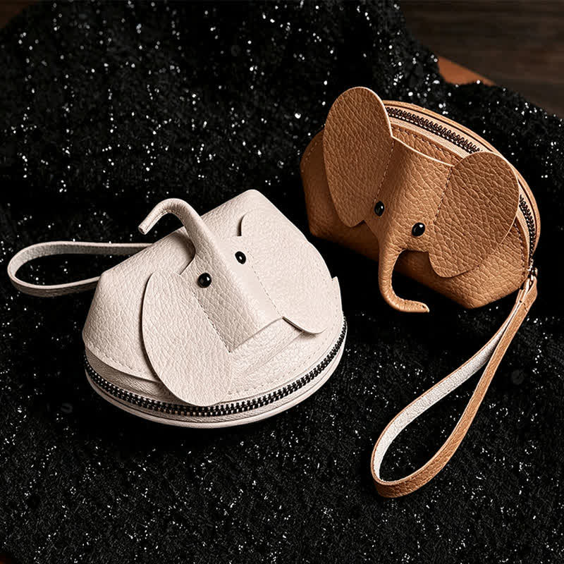 Buddha Stones Cartera de mano de piel sintética con diseño de elefante de la suerte. - image 11