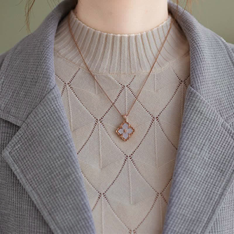 Buddha Stones Chaqueta sencilla de mujer estilo vintage de otoño con botones y bolsillos. - image 17
