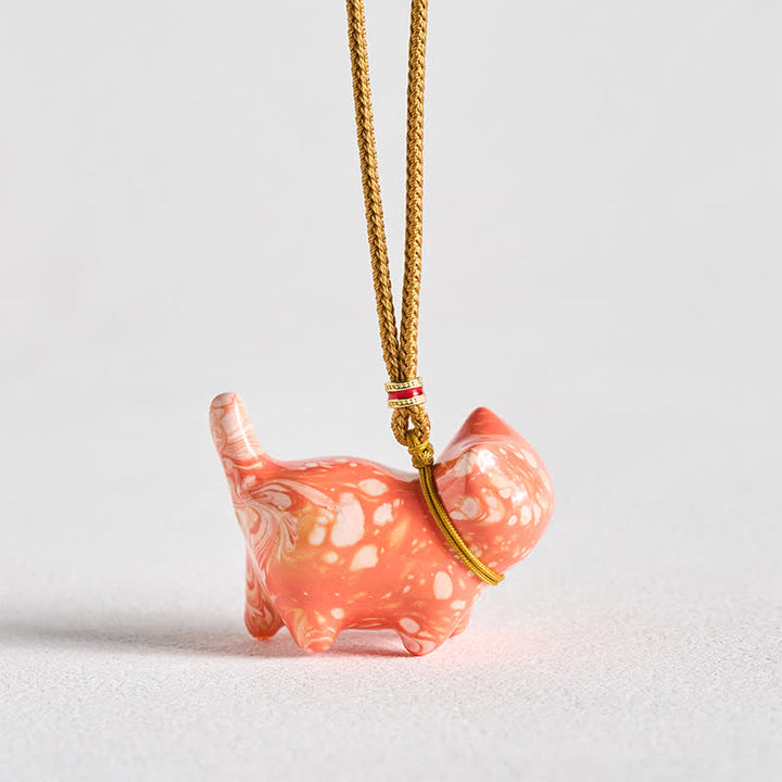 Buddha Stones Collar con dije de gato adorable y equilibrado - image 18