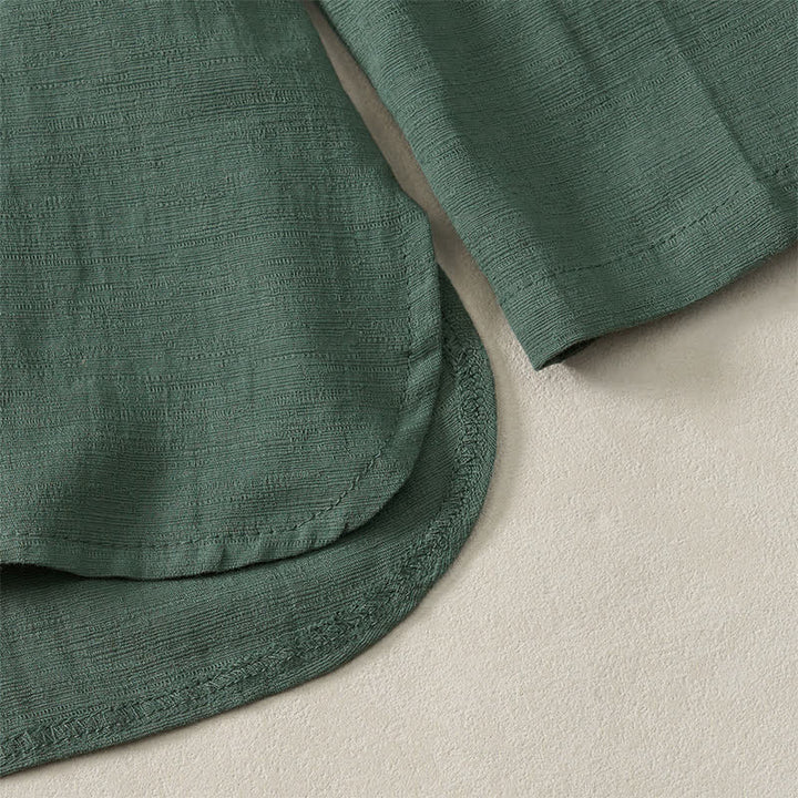 Camisas de manga larga de algodón liso para mujer, estilo Tang, informales, con cuello mandarín, con estampado de Buddha Stones para primavera y otoño. - image 6