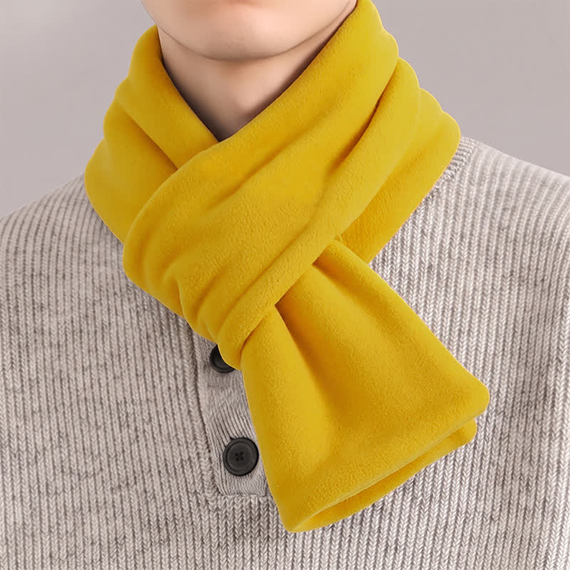 Bufanda minimalista para hombre con estampado de Buddha Stones, ideal para otoño e invierno. - Oro - image 21
