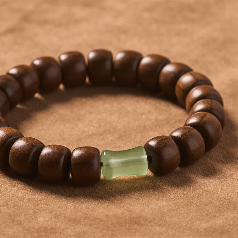 Buddha Stones Pulsera con dije de cuentas de oración vintage de protección Abelia Biflora - image 4