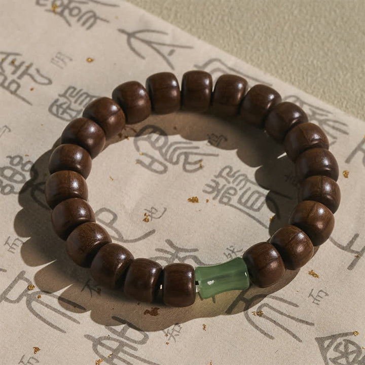 Buddha Stones Pulsera con dije de cuentas de oración vintage de protección Abelia Biflora - image 2
