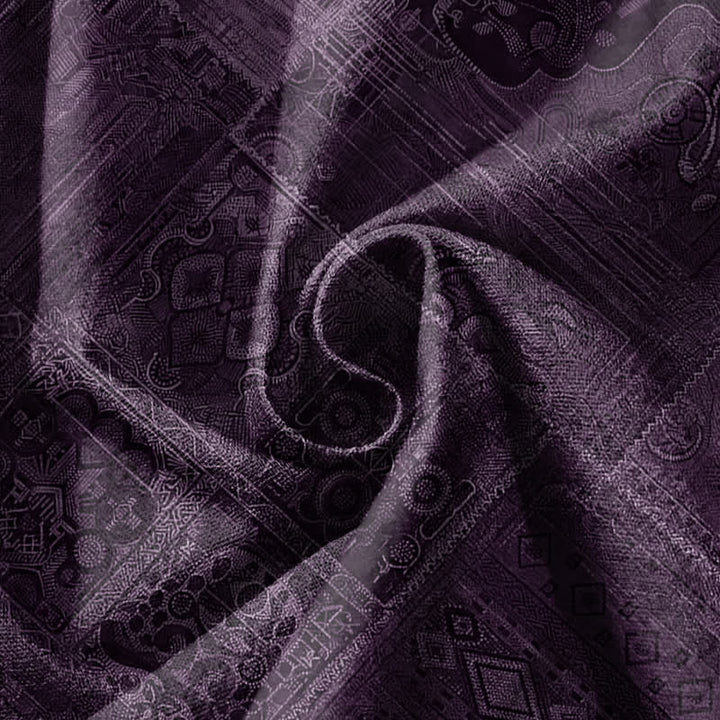 Buddha Stones Pantalones harem para hombre de algodón puro con estampado paisley y cordón ajustable, con bolsillos. - image 11