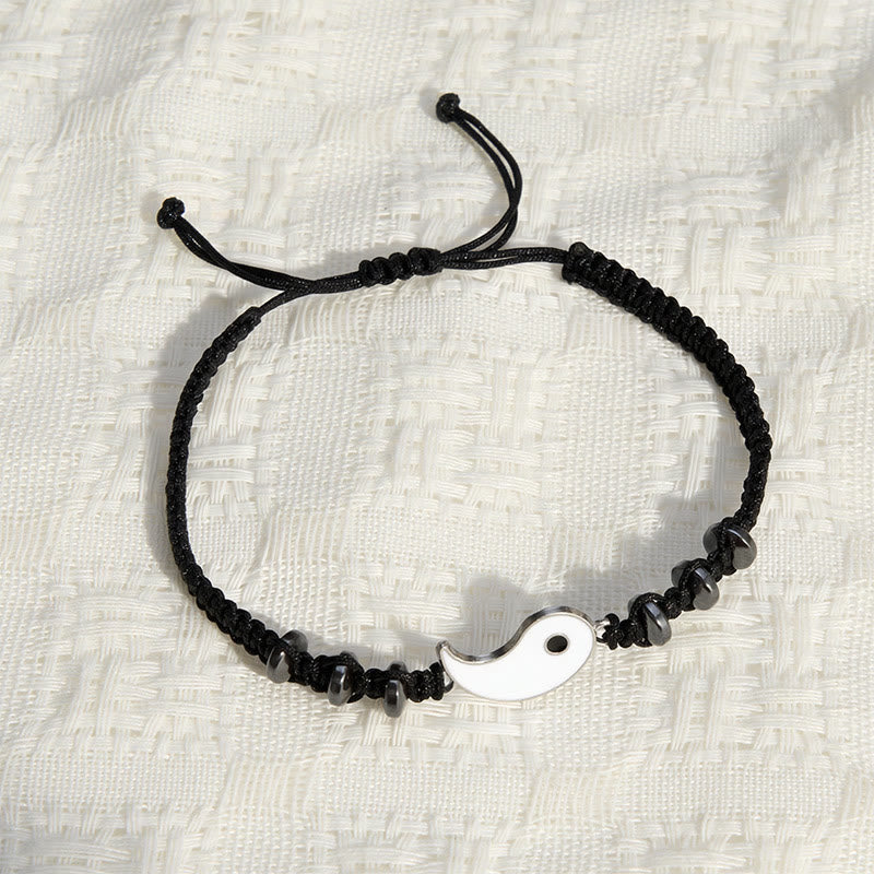 Buddha Stones 2 pulseras ajustables para parejas con diseño Yin Yang y hematita. - image 14